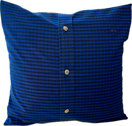 Button-Up Shirt Memory Pillow – Personalized Throw Pillow from Your Shirt 14" x 14" Pillow Case & Full Pillow options available for button-up only.