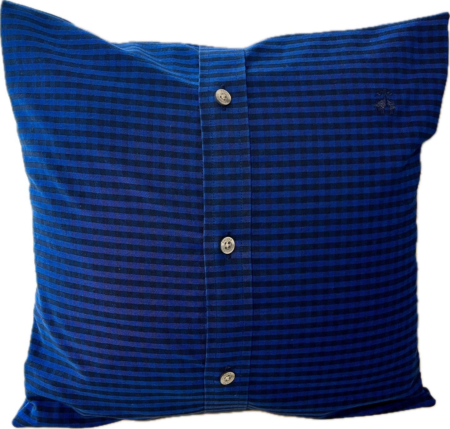 Button-Up Shirt Memory Pillow – Personalized Throw Pillow from Your Shirt 14" x 14" Pillow Case & Full Pillow options available for button-up only.