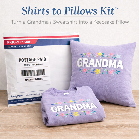 Shirts to Pillows Kit™ – Turn a Shirt into a Keepsake Pillow