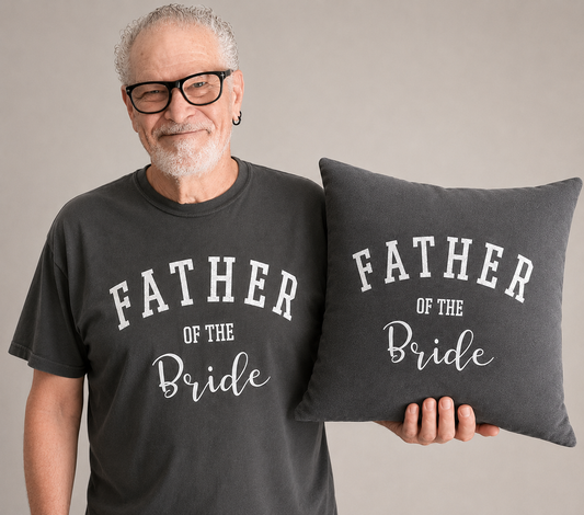 Father of the Bride T-Shirt Memory Pillow